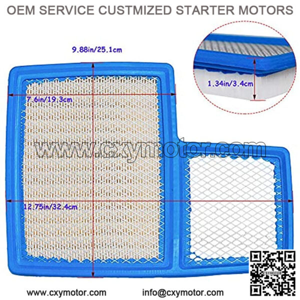 Air Pre Filter Fuel Filter Kit Replacement for Yamaha G16 G19 G20 G22 G29 Drive Gas Golf Cart 1996-UP 4 Cycle 301cc 357cc Engine Replaces JN6-E4450-01 JN6-E445E-00 - Image 2