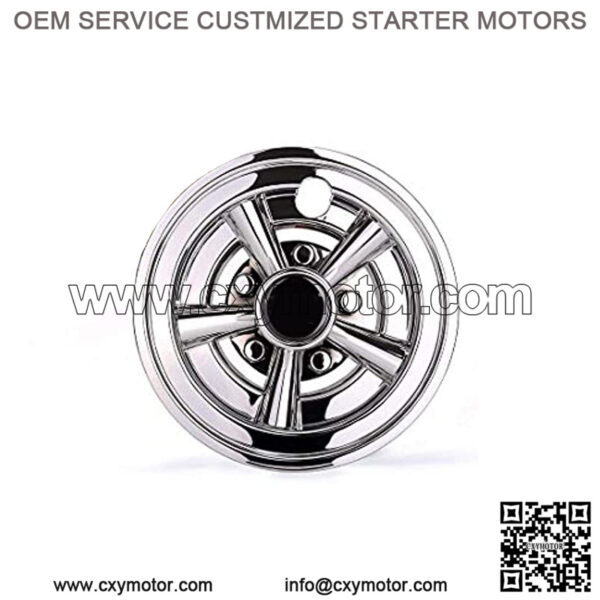 Golf Cart Wheel Covers Hub Caps for Yamaha/Club CAR/EZ-GO Par Car 8" (Set of 4)