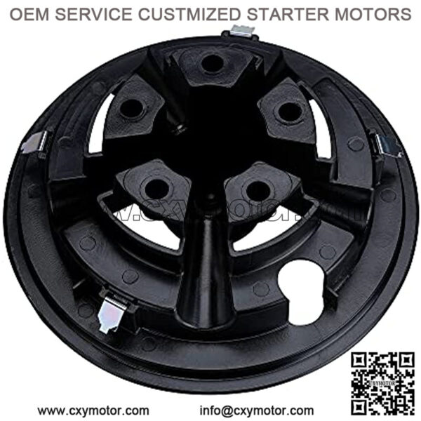 8 Inch Golf Cart Wheel Covers Hub Caps for EZGO, Club Car, Yamaha, Black Set of 4 - Image 4