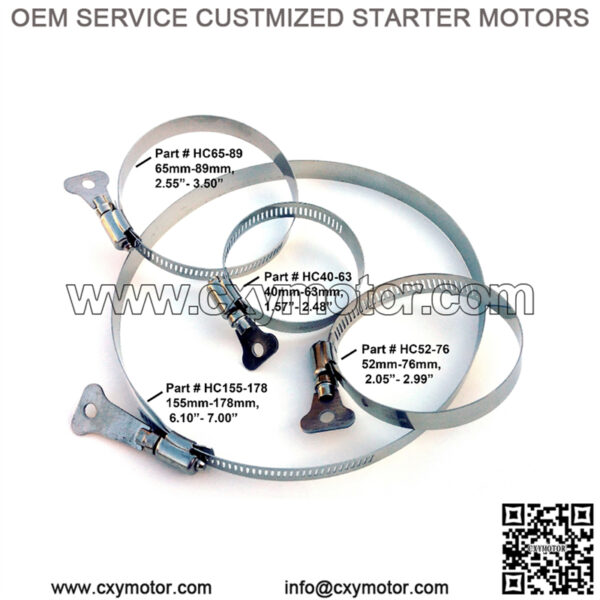 Hand Tighten Hose Clamp 4 Sizes Available