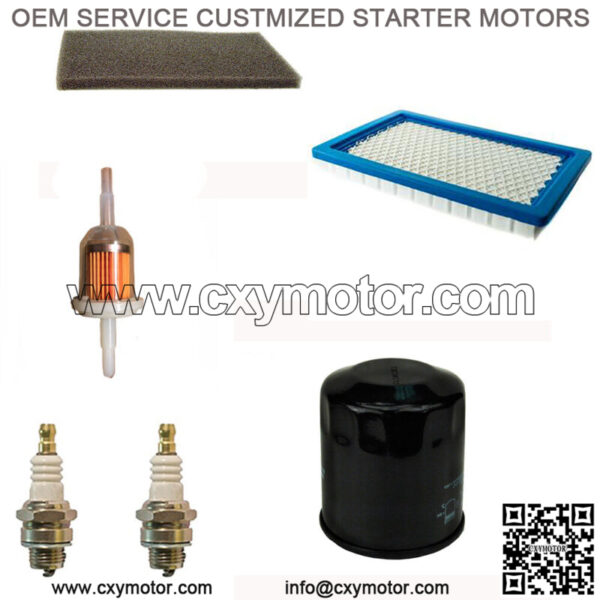 Engine Tune Up Kit Fits John Deere MIU10998 X300 X304 X300R 17HP Air Oil Filter