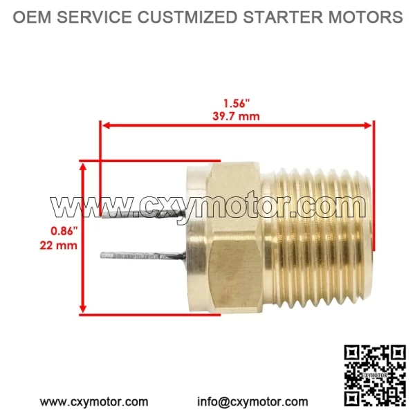 Polaris Scrambler 500 1998-2000 Fan Heat Thermal Sensor Switch - Image 2