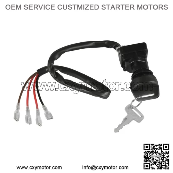 Polaris Scrambler 500 1996-1998 Ignition Key Switch