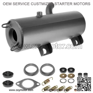 Polaris Scrambler 500 4X4/2X4 2000-2004 Exhaust Muffler Silencer Kit