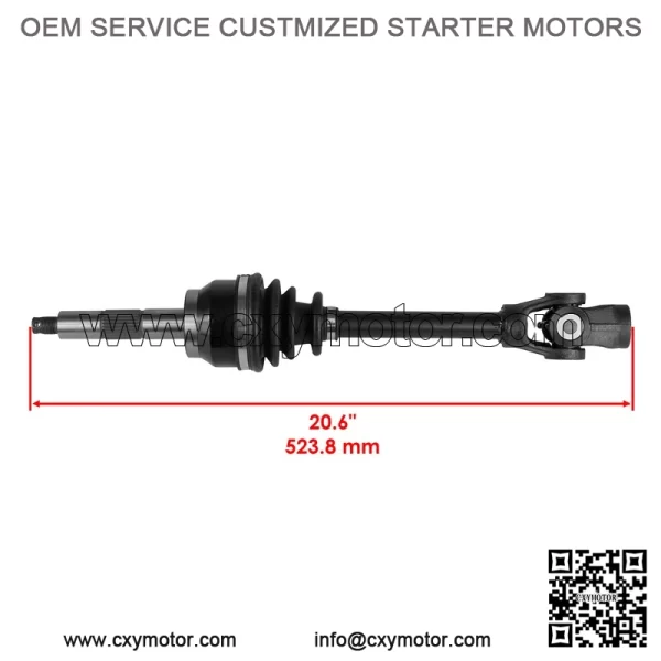 Polaris Scrambler 400/500 4X4 1997-2003 Front CV Joint Axle (BTB) - Image 2