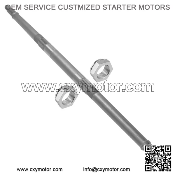 Polaris Scrambler 400/500 2X4/4X4 2002 Rear Axle Shaft w/Nut - Image 5