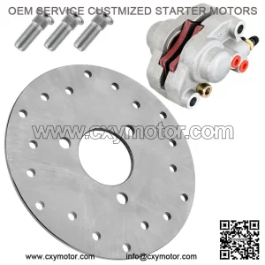Polaris Scrambler 500 4X4/2X4 2001-2004 Rear Brake Disc Rotor w/Caliper Bolt